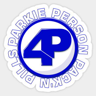 Parkie Person Pack'n Pills Sticker